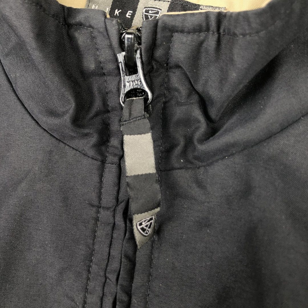 Nike Golf Half Zip Warm-up Pullover, Men's Size L polyester black type Vintage Second Hand