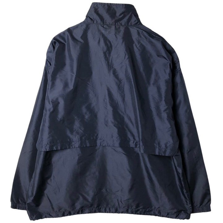 2000'S Reebok Half-Zip Nylon Pullover, Men's Size XL (approx.) Nylon navy blue type Vintage Second Hand