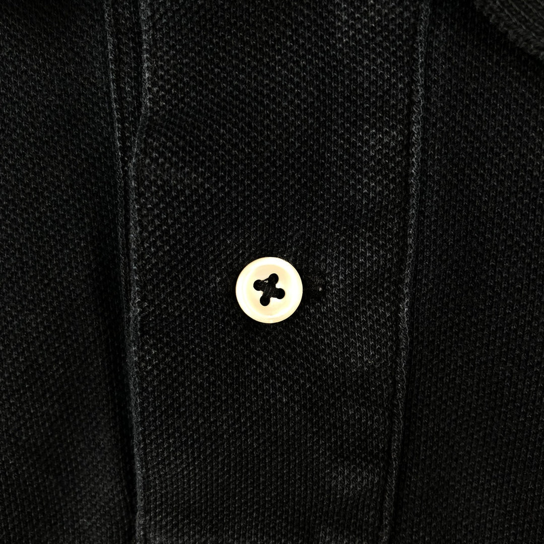 Ralph Lauren POLO RALPH LAUREN CLASSIC FIT short sleeve polo shirt men's XL equivalent cotton black type Vintage Second Hand