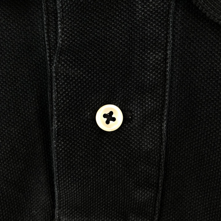 Ralph Lauren POLO RALPH LAUREN CLASSIC FIT short sleeve polo shirt men's XL equivalent cotton black type Vintage Second Hand