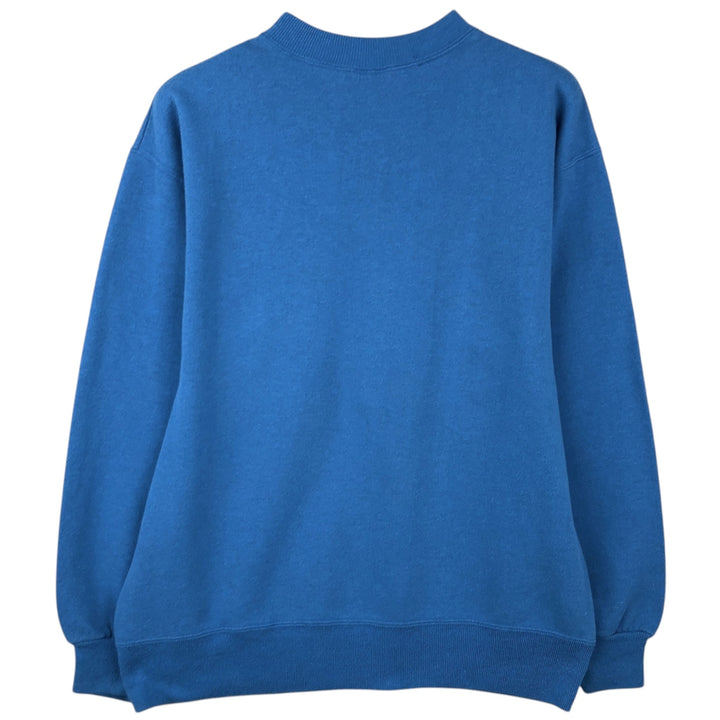 90'S Hanes ACTIVEWEAR Printed Sweatshirt, Men's Size M (approx.), Vintage cotton blue type Vintage Second Hand