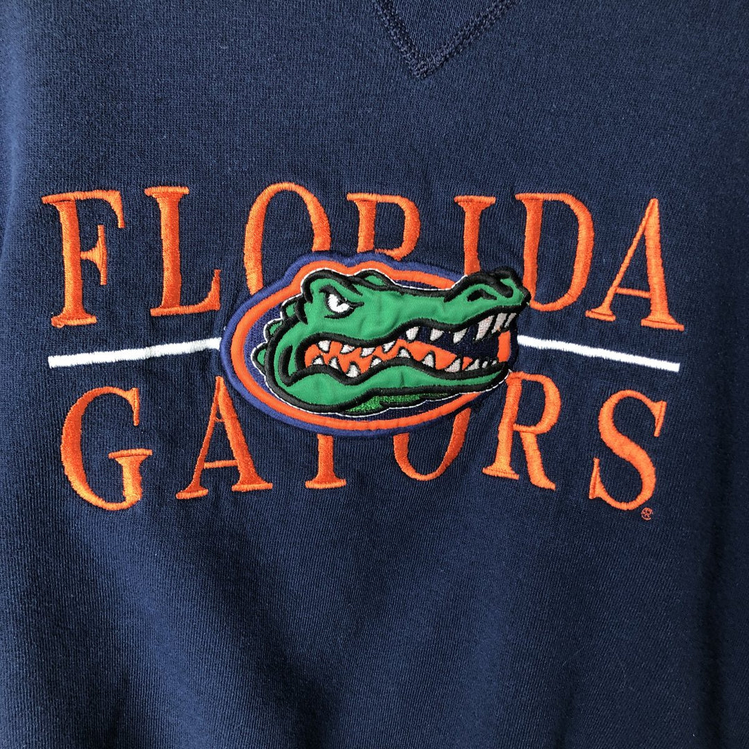 90'S Russell Athletic College Character Sweatshirt, Made in USA, Men's Size L (Equivalent), Vintage cotton navy blue type Vintage Second Hand