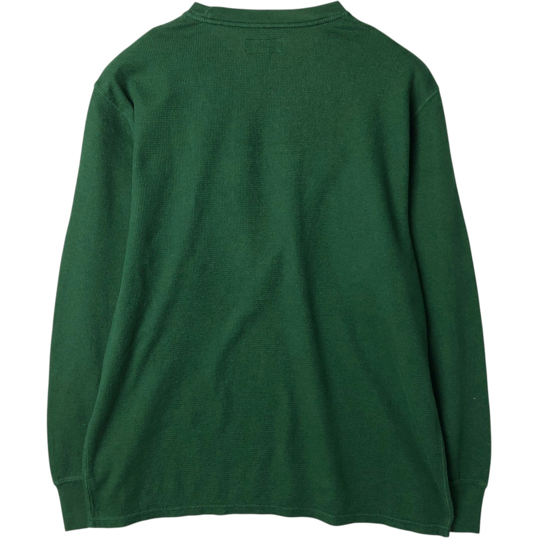 Ralph Lauren POLO RALPH LAUREN SLEEPWEAR Thermal Long T-shirt Honeycomb Men's XL cotton green type Vintage Second Hand