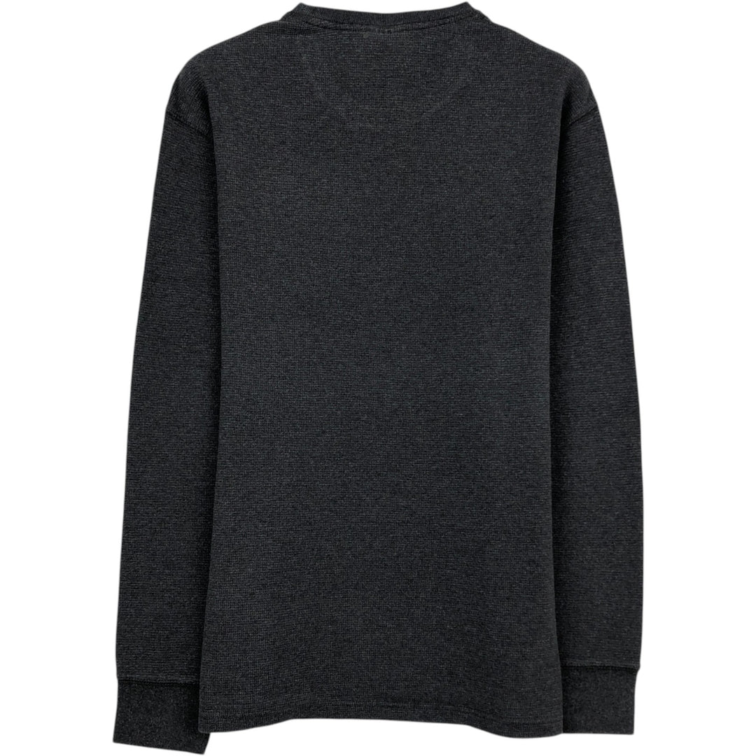 Ralph Lauren POLO RALPH LAUREN SLEEPWEAR Thermal Long T-shirt Waffle Men's M size cotton gray type Vintage Second Hand