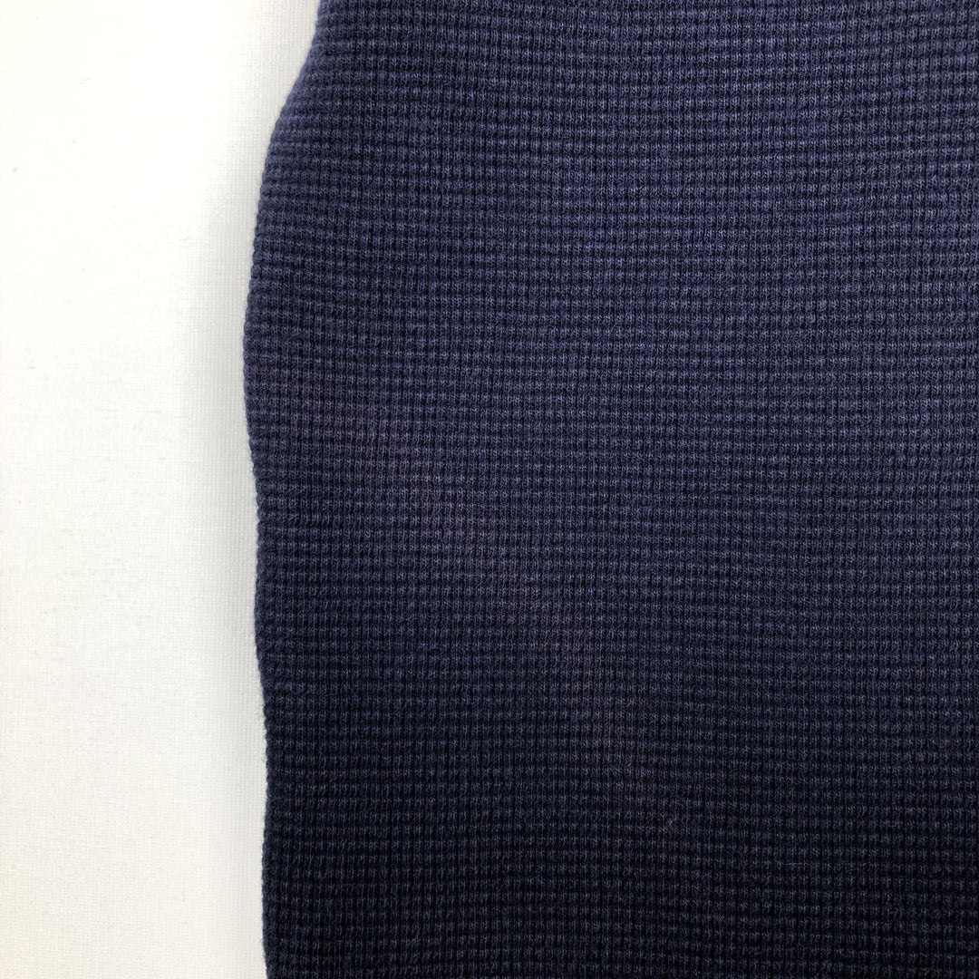 Ralph Lauren POLO RALPH LAUREN SLEEPWEAR Thermal Long T-shirt Waffle Men's L size cotton navy blue type Vintage Second Hand