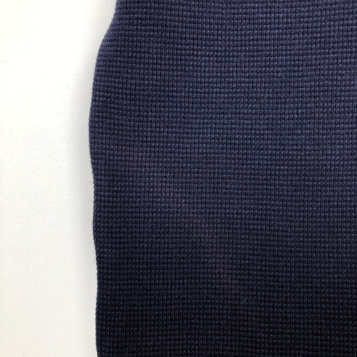 Ralph Lauren POLO RALPH LAUREN SLEEPWEAR Thermal Long T-shirt Waffle Men's L size cotton navy blue type Vintage Second Hand