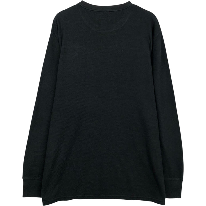 Ralph Lauren POLO RALPH LAUREN SLEEPWEAR Thermal Long T-shirt Honeycomb Men's XXL unclear black type Vintage Second Hand