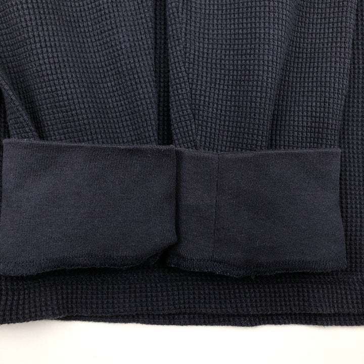 Ralph Lauren POLO RALPH LAUREN Thermal Long T-shirt Waffle Men's XL cotton navy blue type Vintage Second Hand