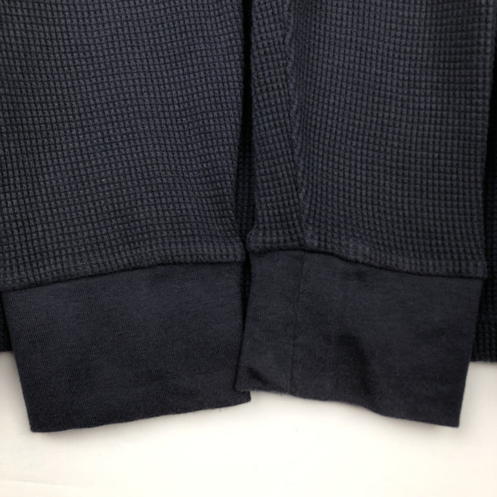 Ralph Lauren POLO RALPH LAUREN Thermal Long T-shirt Waffle Men's XL cotton navy blue type Vintage Second Hand