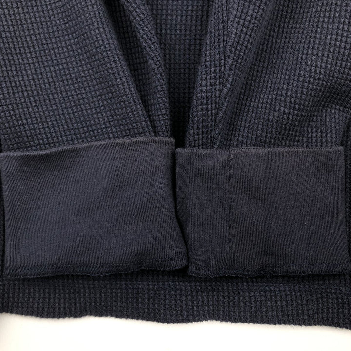 Ralph Lauren POLO RALPH LAUREN Thermal Long T-shirt Waffle Men's XL cotton navy blue type Vintage Second Hand