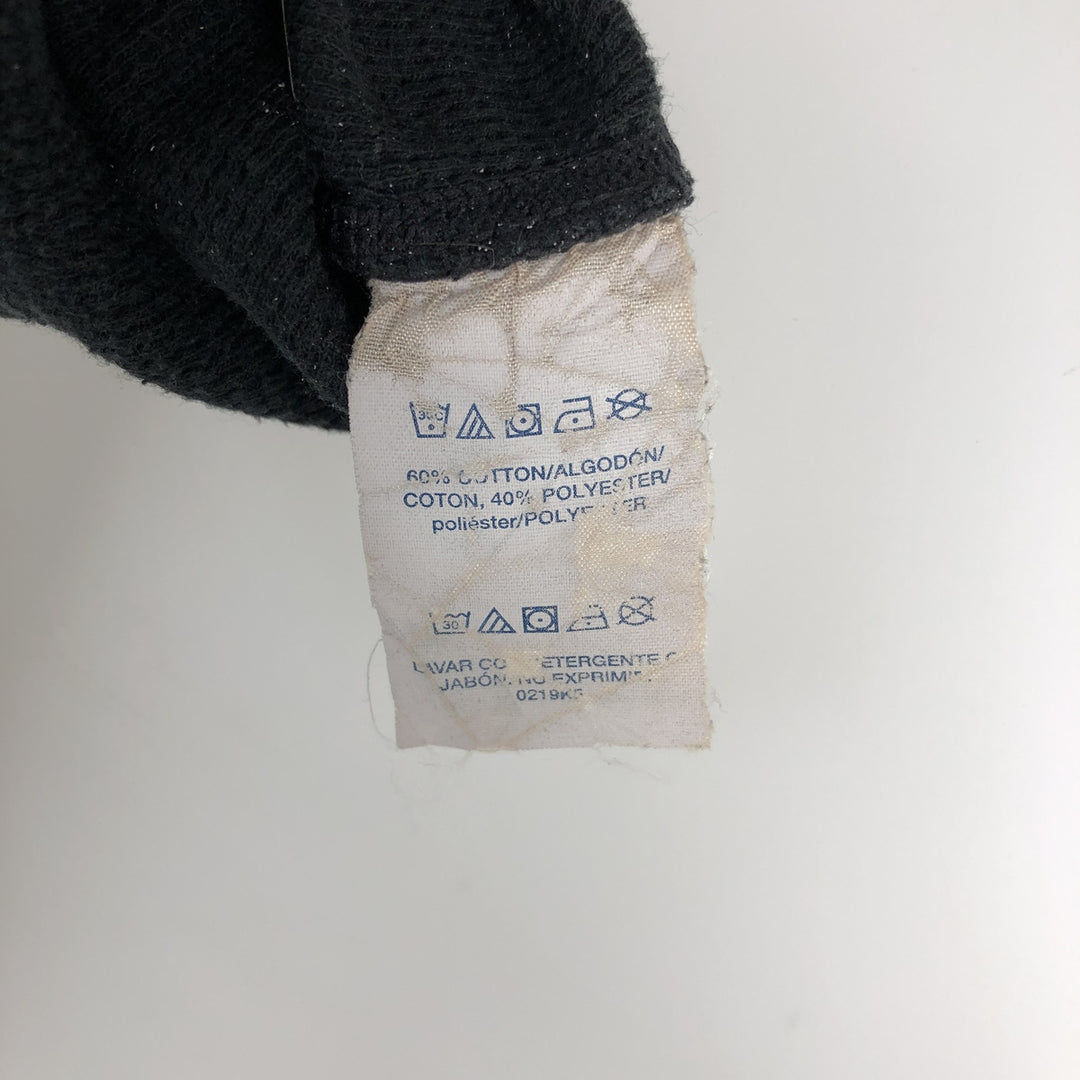 Ralph Lauren POLO RALPH LAUREN SLEEPWEAR Thermal Long T-shirt Waffle Men's L size cotton black type Vintage Second Hand