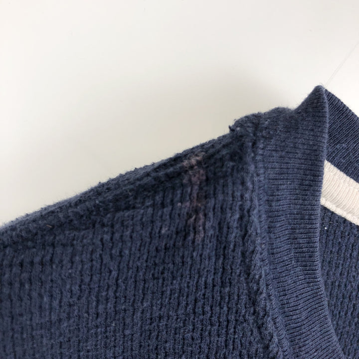 Ralph Lauren POLO RALPH LAUREN Thermal T-Shirt, Waffle, Men's Size Small unclear navy blue type Vintage Second Hand