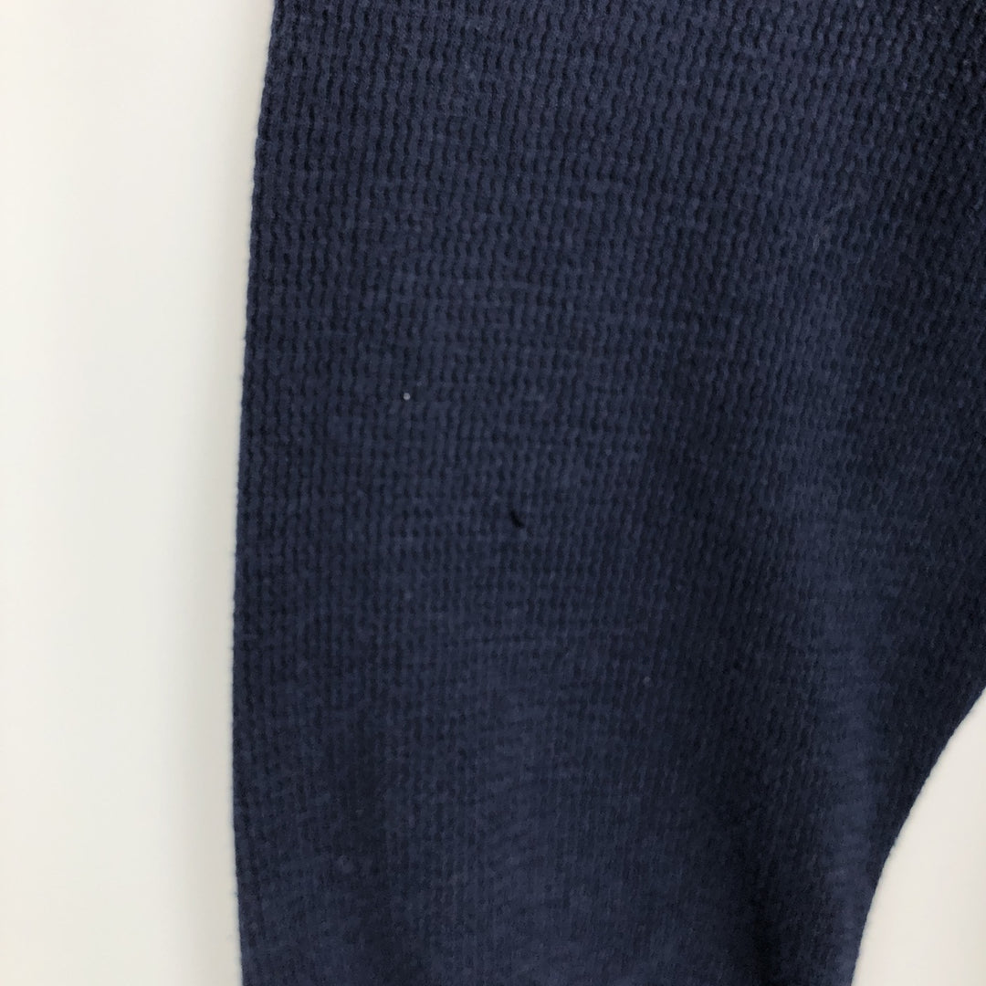 Ralph Lauren POLO RALPH LAUREN Thermal T-Shirt, Waffle, Men's Size Small unclear navy blue type Vintage Second Hand