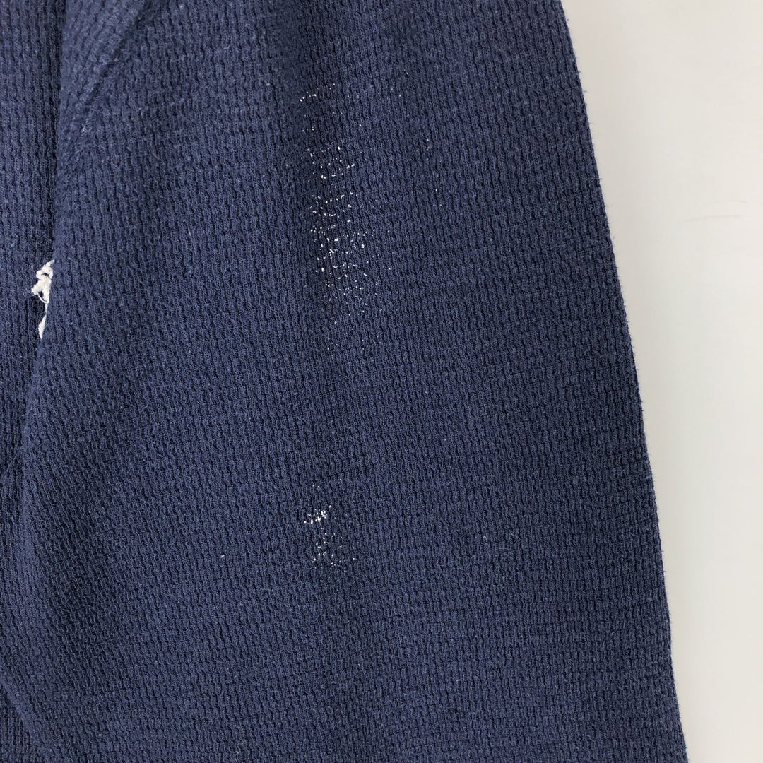 Ralph Lauren POLO RALPH LAUREN Thermal T-Shirt, Waffle, Men's Size Small unclear navy blue type Vintage Second Hand
