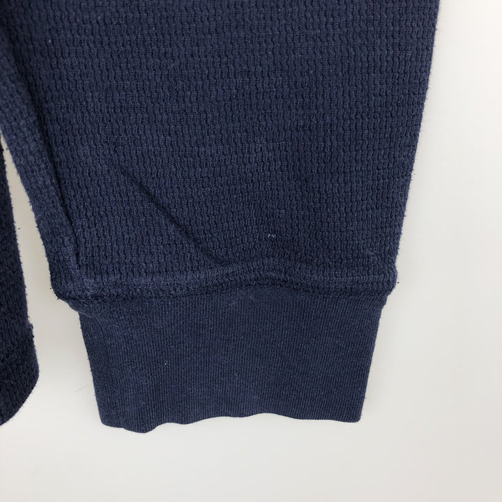 Ralph Lauren POLO RALPH LAUREN Thermal T-Shirt, Waffle, Men's Size Small unclear navy blue type Vintage Second Hand