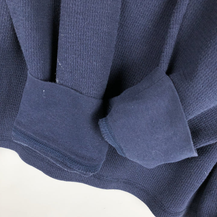 Ralph Lauren POLO RALPH LAUREN Thermal T-Shirt, Waffle, Men's Size Small unclear navy blue type Vintage Second Hand