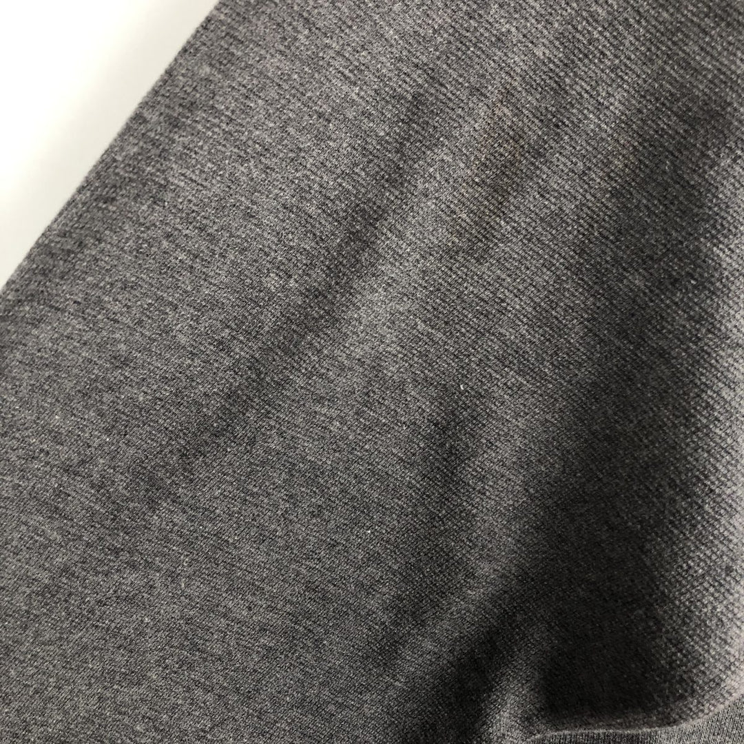 Ralph Lauren CHAPS Henley neck thermal long T-shirt, men's size L cotton gray type Vintage Second Hand