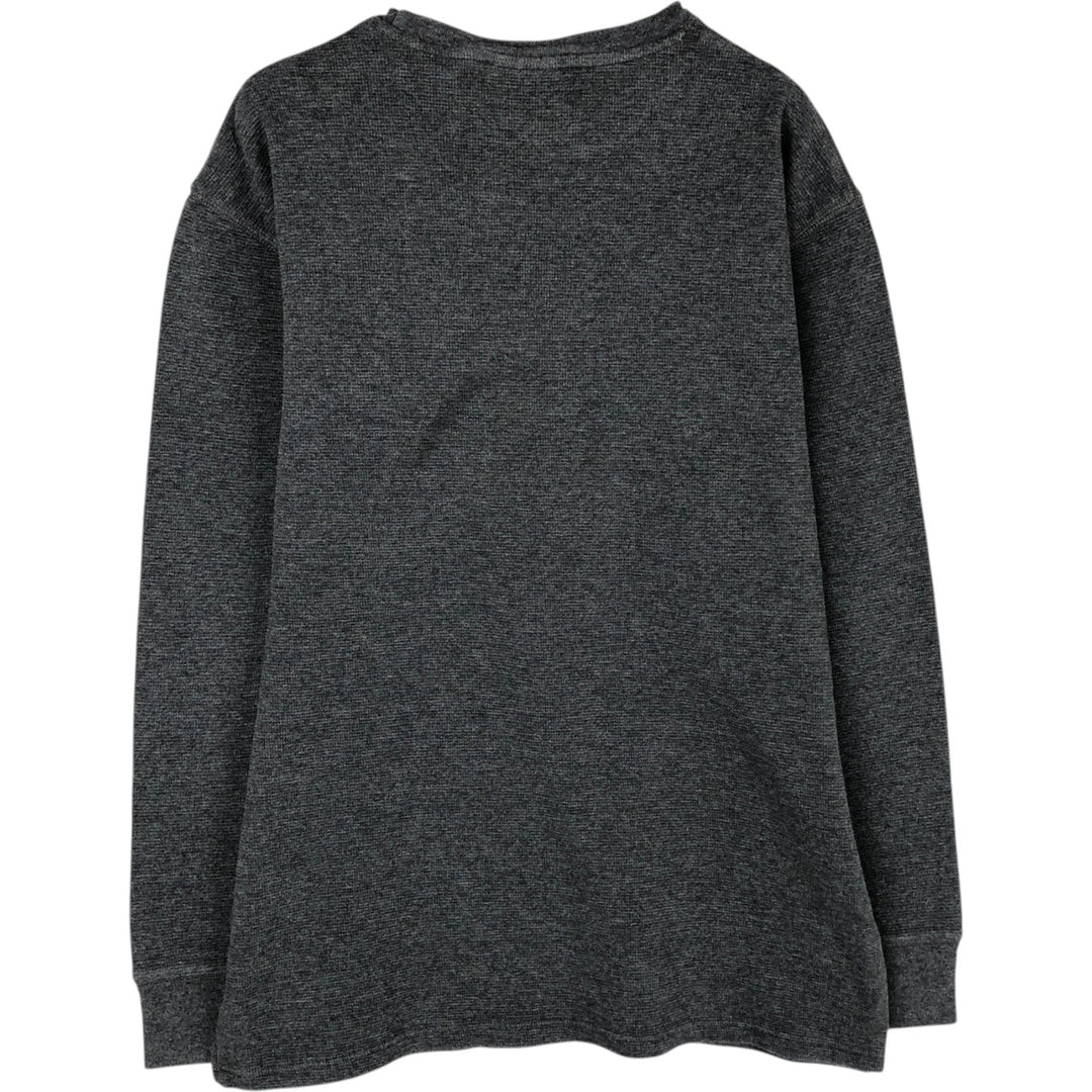 Ralph Lauren POLO RALPH LAUREN SLEEPWEAR Thermal Long T-Shirt, Men's XL cotton gray type Vintage Second Hand