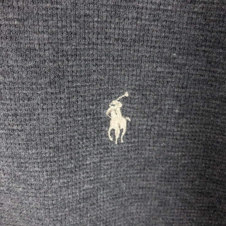 Ralph Lauren POLO RALPH LAUREN SLEEPWEAR Thermal Long T-Shirt, Men's XL cotton gray type Vintage Second Hand