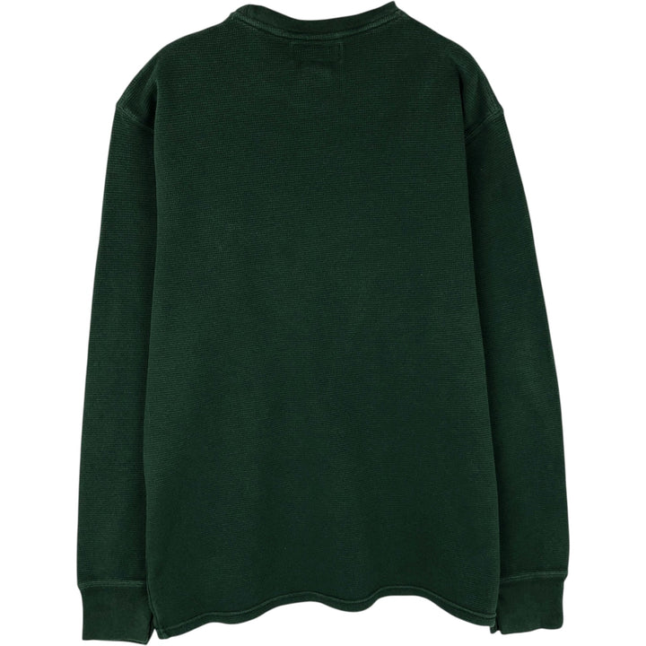 Ralph Lauren POLO RALPH LAUREN Thermal Long T-Shirt Men's Size L cotton green type Vintage Second Hand