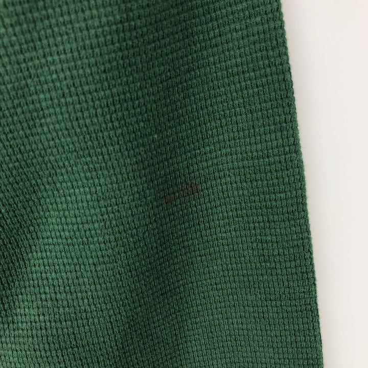 Ralph Lauren POLO RALPH LAUREN Thermal Long T-Shirt, Men's Size M cotton green type Vintage Second Hand