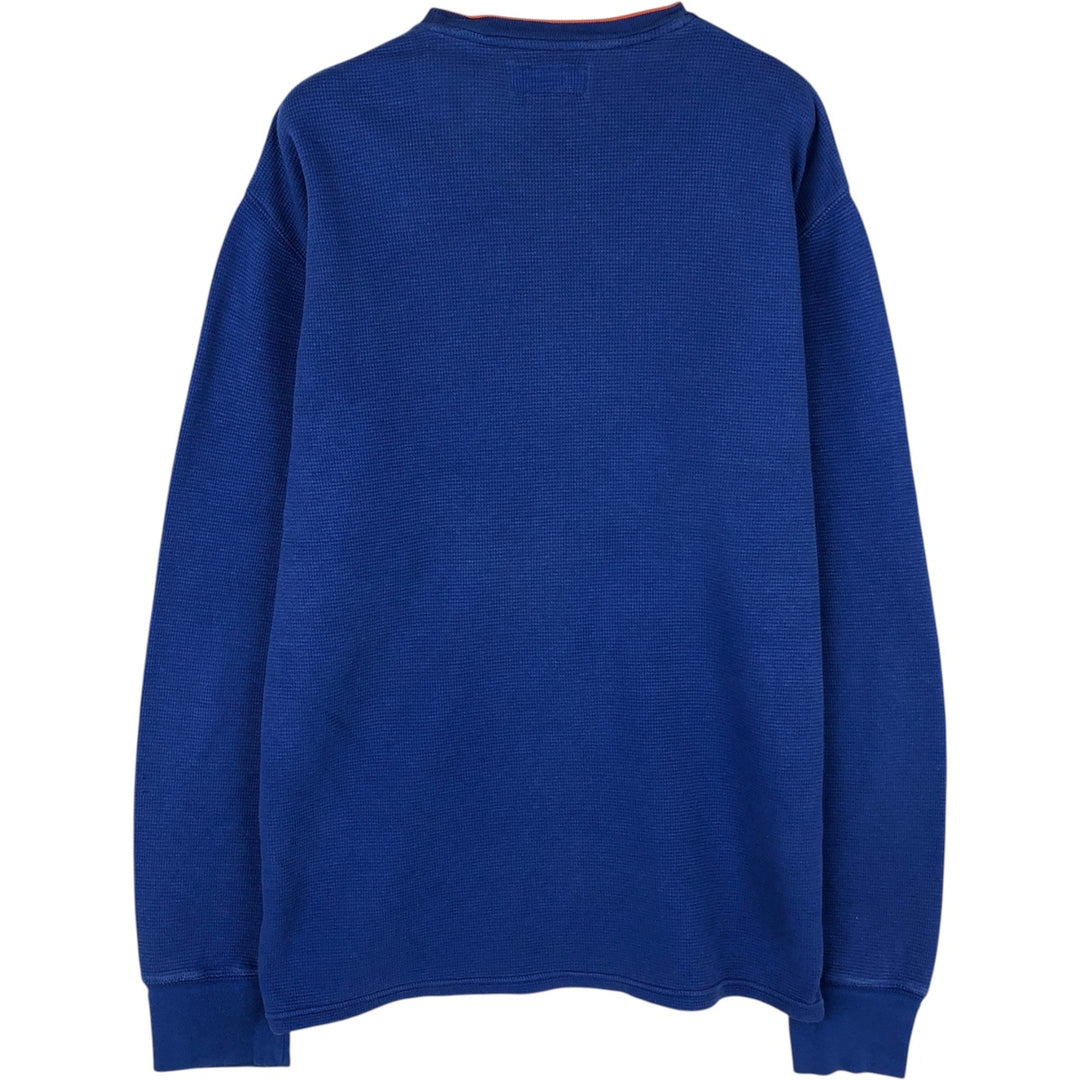 Ralph Lauren POLO RALPH LAUREN Thermal Long T-Shirt Men's Size L cotton blue type Vintage Second Hand