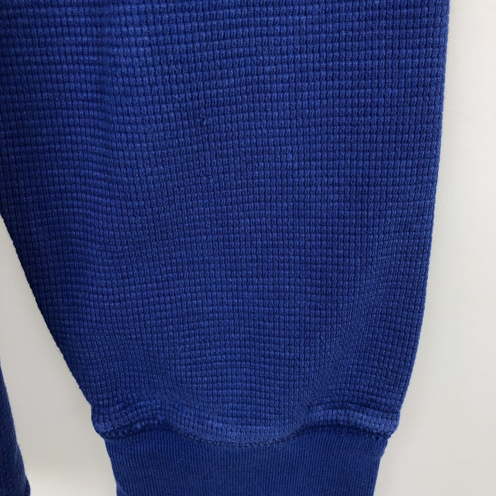 Ralph Lauren POLO RALPH LAUREN Thermal Long T-Shirt Men's Size L cotton blue type Vintage Second Hand