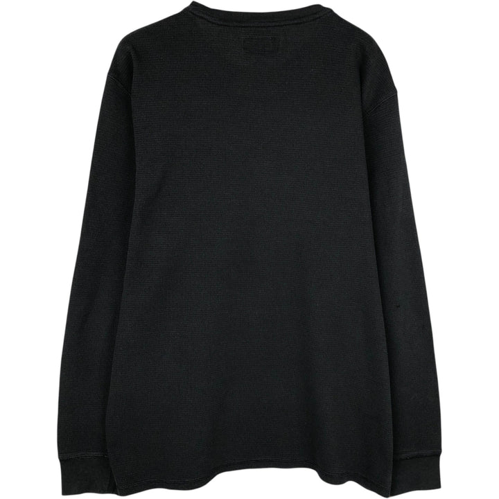 Ralph Lauren POLO RALPH LAUREN SLEEPWEAR Thermal Long T-shirt Waffle Men's XL unclear black type Vintage Second Hand