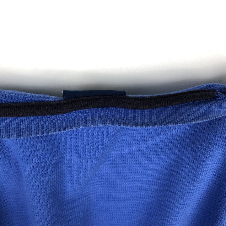Ralph Lauren POLO RALPH LAUREN SLEEPWEAR Thermal Long T-Shirt, Honeycomb, Men's Size M cotton blue type Vintage Second Hand
