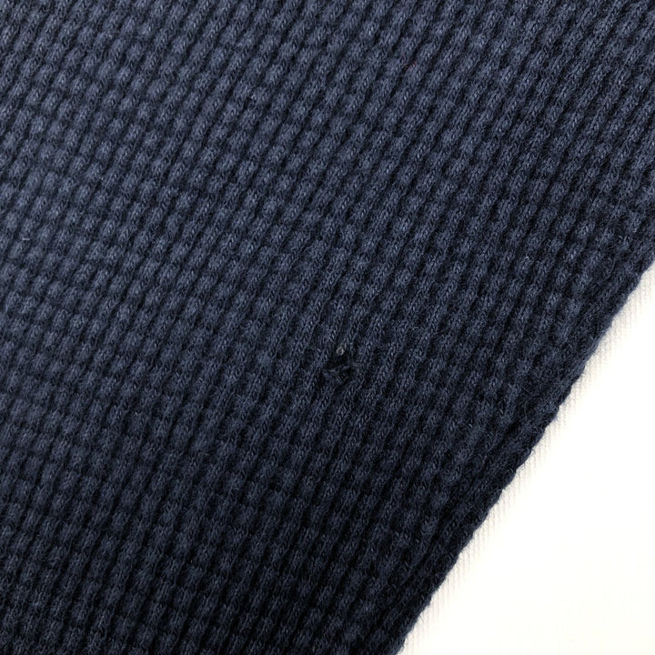 Ralph Lauren POLO RALPH LAUREN Thermal T-Shirt, Waffle, Men's Size Small cotton navy blue type Vintage Second Hand