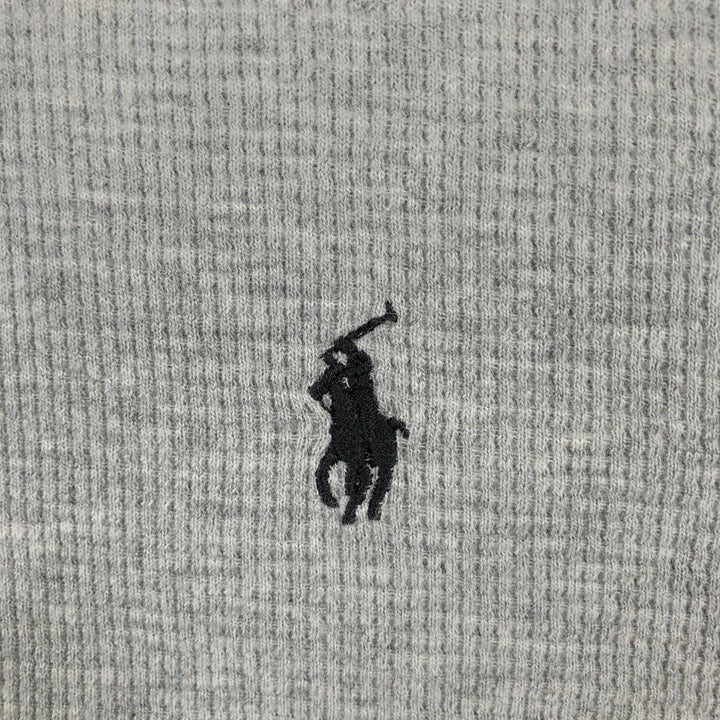 Ralph Lauren POLO RALPH LAUREN Thermal Long T-shirt Waffle Men's XXL cotton gray type Vintage Second Hand