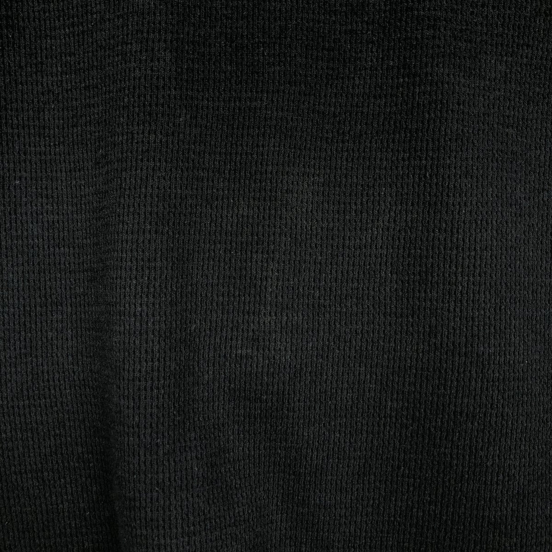 Ralph Lauren POLO RALPH LAUREN Thermal Long T-shirt, Honeycomb, Men's XL cotton black type Vintage Second Hand