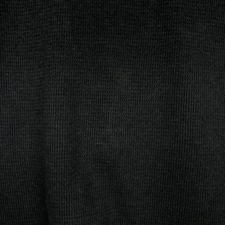 Ralph Lauren POLO RALPH LAUREN Thermal Long T-shirt, Honeycomb, Men's XL cotton black type Vintage Second Hand