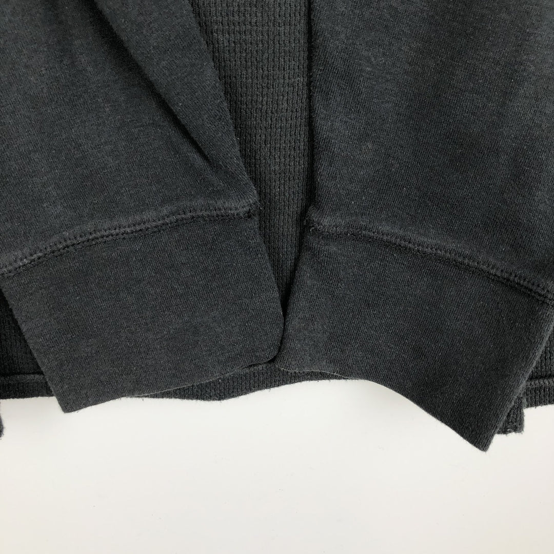 Ralph Lauren POLO RALPH LAUREN Thermal Long T-shirt, Honeycomb, Men's XL cotton black type Vintage Second Hand