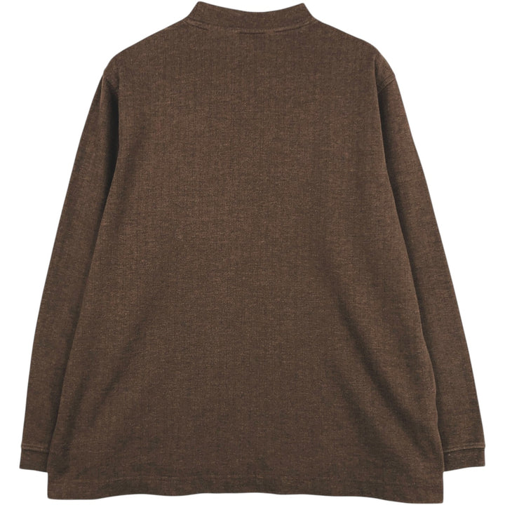 Ralph Lauren POLO by Ralph Lauren high-neck long-sleeved T-shirt, men's size L unclear brown type Vintage Second Hand