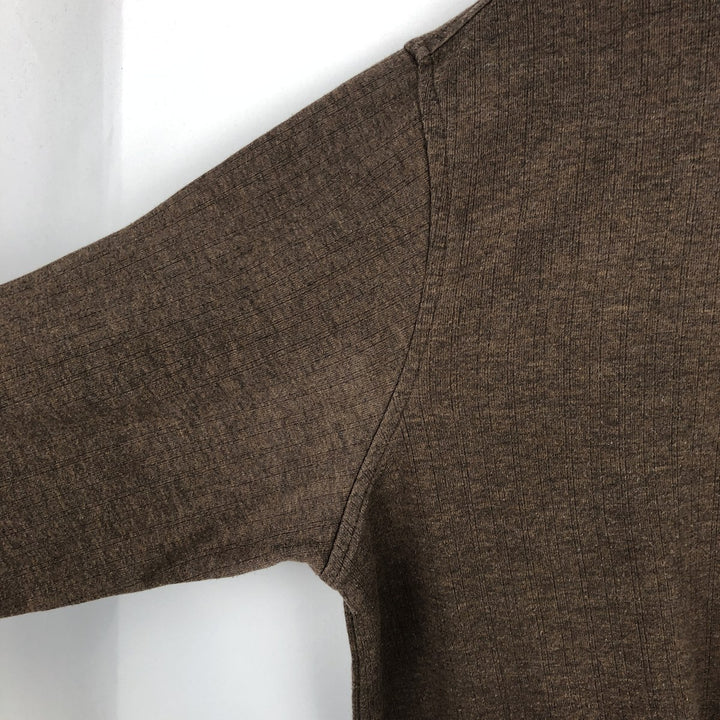 Ralph Lauren POLO by Ralph Lauren high-neck long-sleeved T-shirt, men's size L unclear brown type Vintage Second Hand