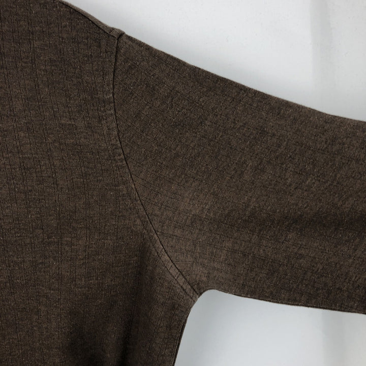 Ralph Lauren POLO by Ralph Lauren high-neck long-sleeved T-shirt, men's size L unclear brown type Vintage Second Hand