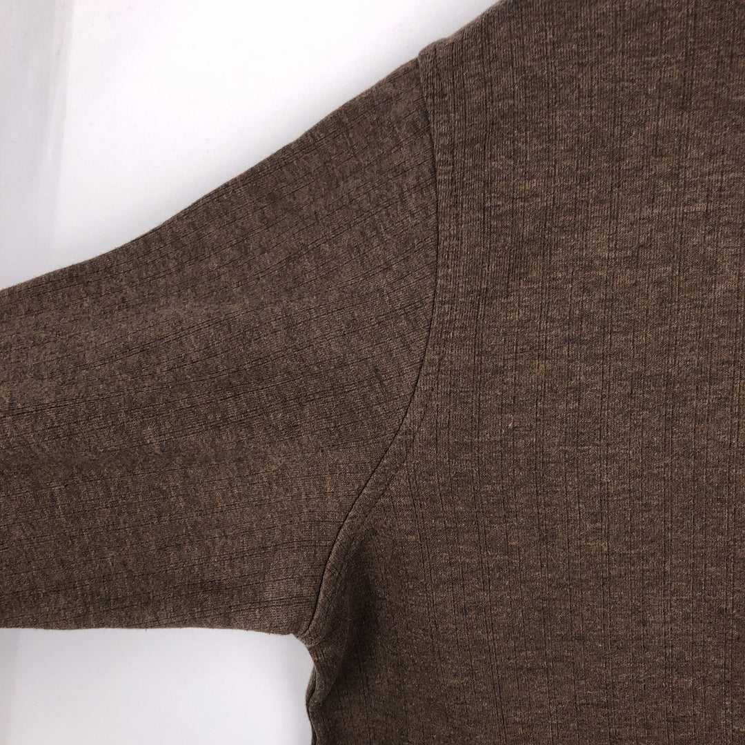 Ralph Lauren POLO by Ralph Lauren high-neck long-sleeved T-shirt, men's size L unclear brown type Vintage Second Hand