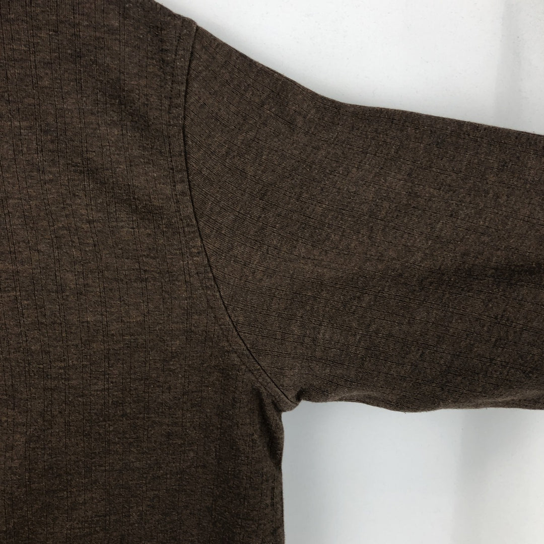 Ralph Lauren POLO by Ralph Lauren high-neck long-sleeved T-shirt, men's size L unclear brown type Vintage Second Hand