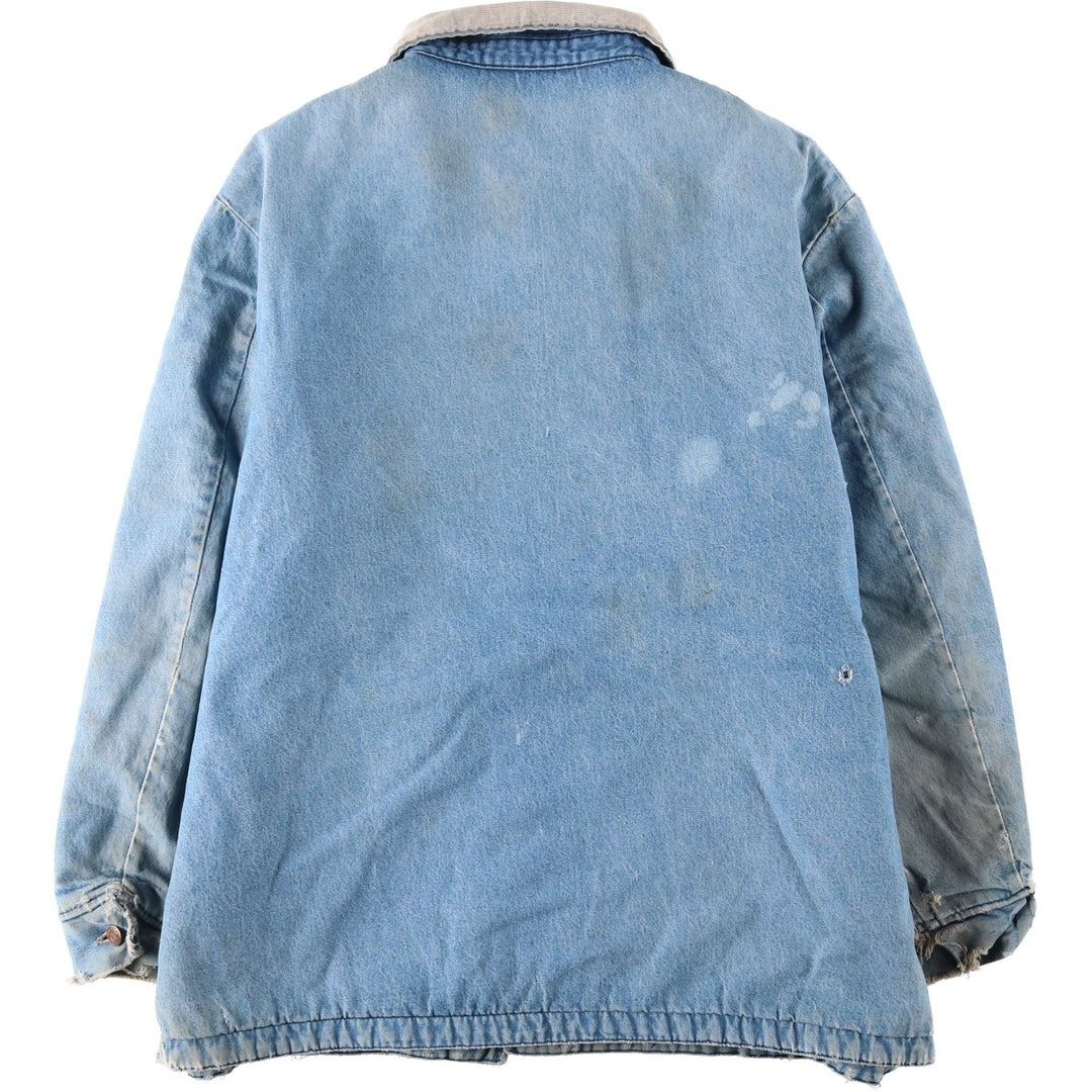 70s-80'S Big Ben denim coveralls, made in USA, men's size XXL equivalent, vintage. cotton blue type Vintage Second Hand