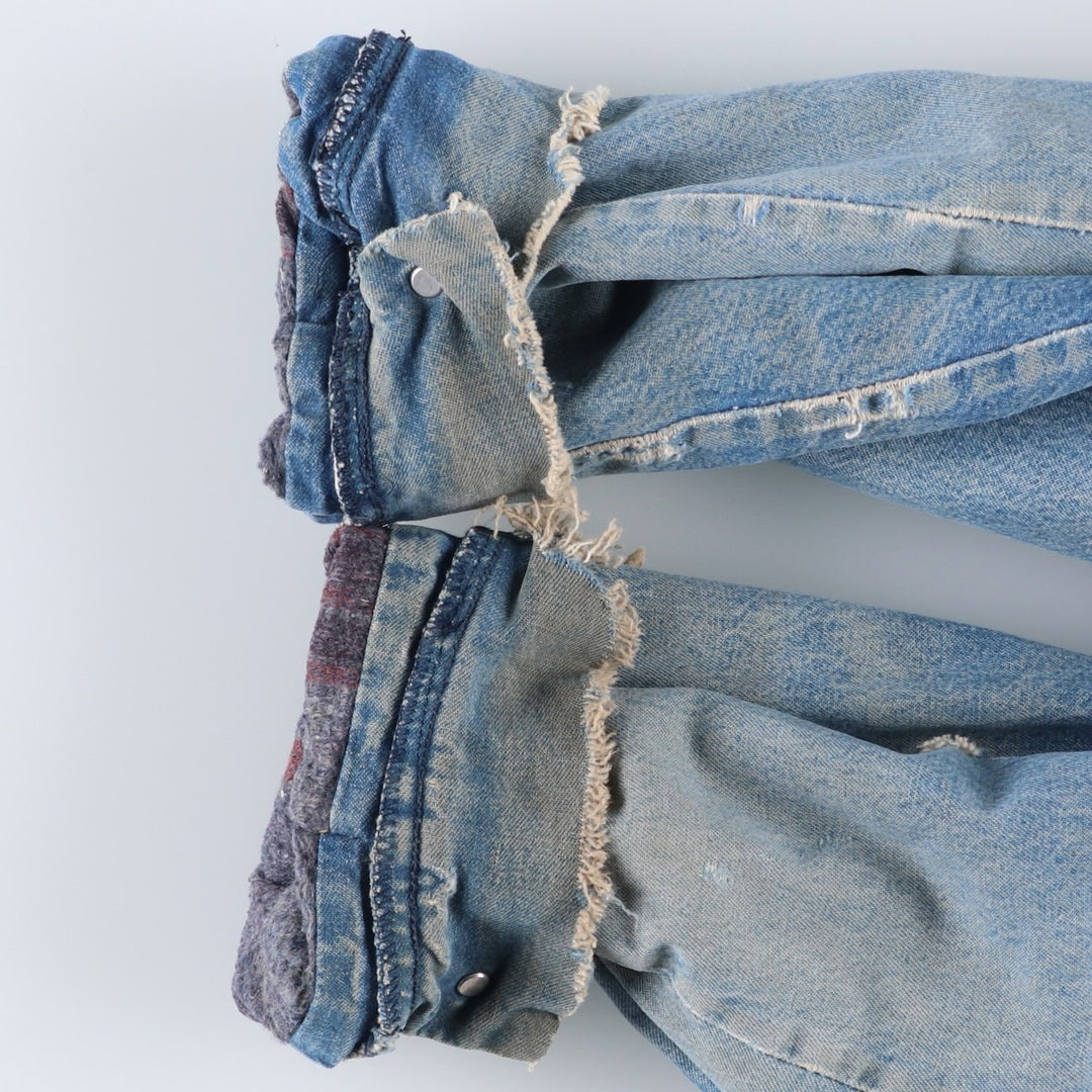 70s-80'S Big Ben denim coveralls, made in USA, men's size XXL equivalent, vintage. cotton blue type Vintage Second Hand