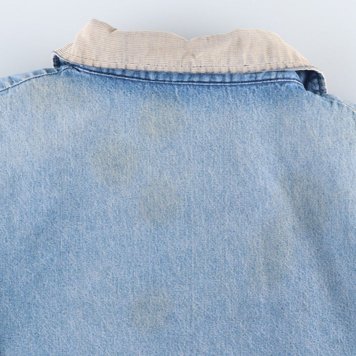 70s-80'S Big Ben denim coveralls, made in USA, men's size XXL equivalent, vintage. cotton blue type Vintage Second Hand