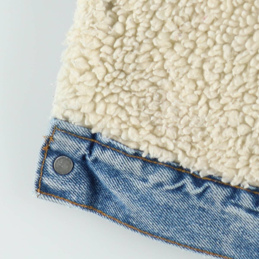 1970'S Levi's denim fleece jacket. Some details are unclear due to missing tag. Men's size M (approx.). unclear blue type Vintage Second Hand
