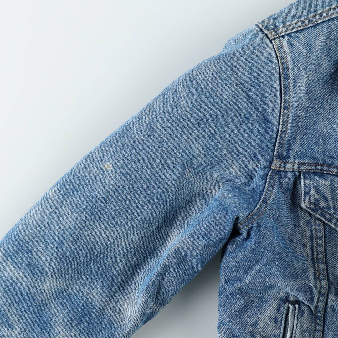 1970'S Levi's denim fleece jacket. Some details are unclear due to missing tag. Men's size M (approx.). unclear blue type Vintage Second Hand
