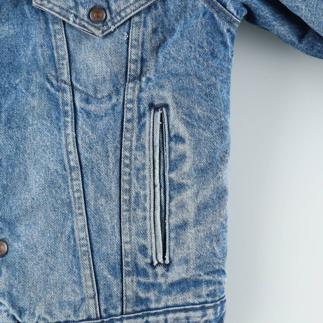 1970'S Levi's denim fleece jacket. Some details are unclear due to missing tag. Men's size M (approx.). unclear blue type Vintage Second Hand