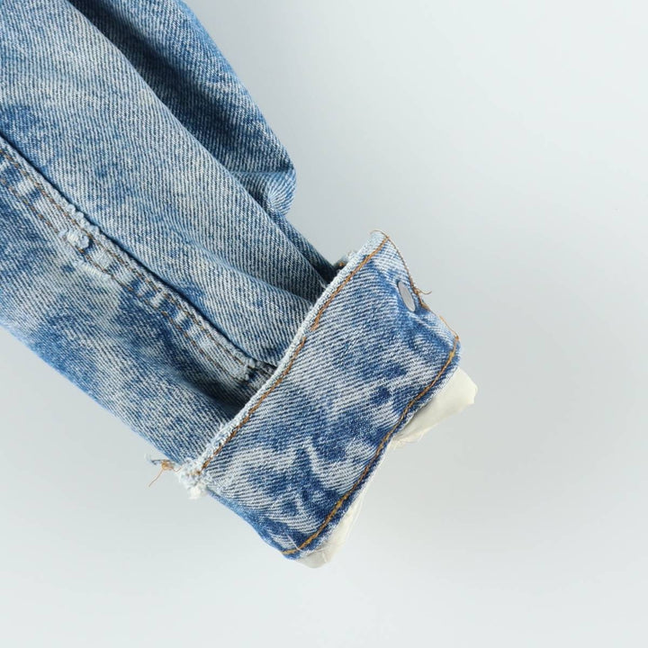 1970'S Levi's denim fleece jacket. Some details are unclear due to missing tag. Men's size M (approx.). unclear blue type Vintage Second Hand
