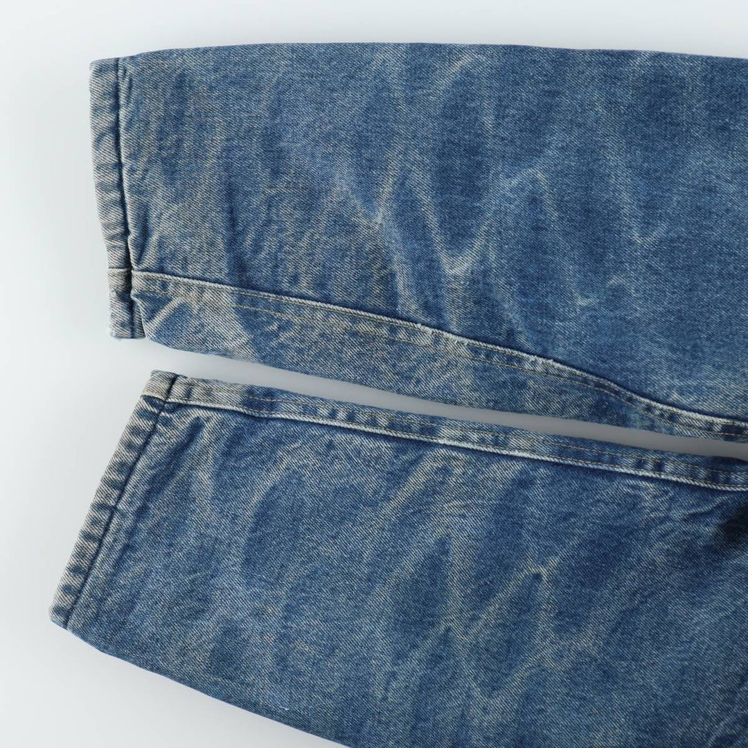 ~1980'S Lee Denim Boa Jacket, Men's Size L (approx.), Vintage unclear blue type Vintage Second Hand