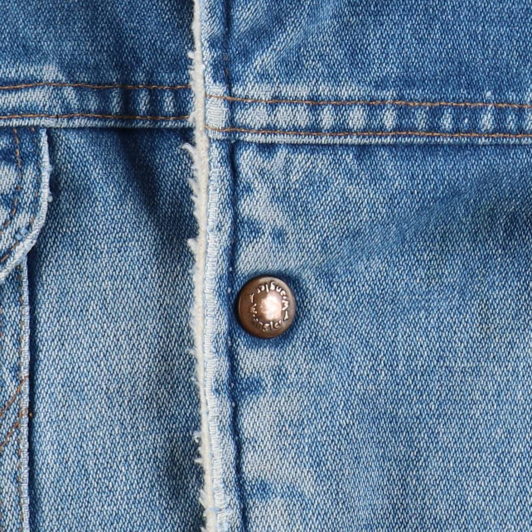 Vintage 80s-90'S Wrangler denim jacket, made in the USA, size L, men's unclear blue type Vintage Second Hand