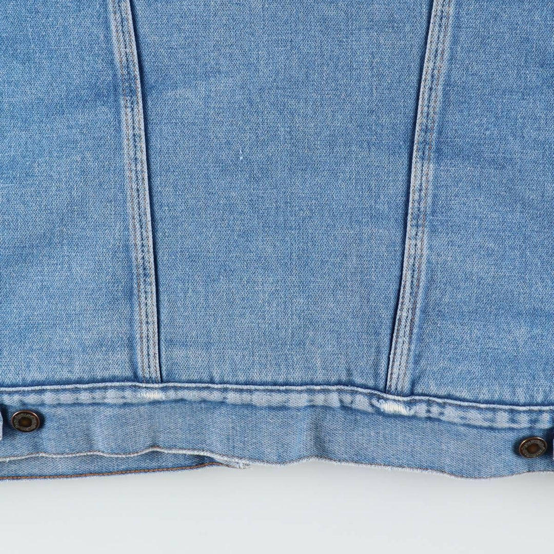 Vintage 80s-90'S Wrangler denim jacket, made in the USA, size L, men's unclear blue type Vintage Second Hand