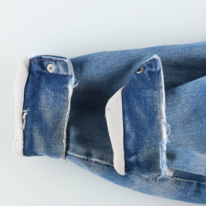 Vintage 80s-90'S Wrangler denim jacket, made in the USA, size L, men's unclear blue type Vintage Second Hand